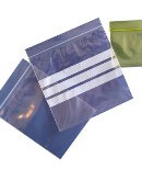 Clear Write On Panel Grip Seal Bags - Medium Duty